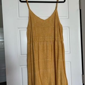 Lulu’s Yellow Print Dress